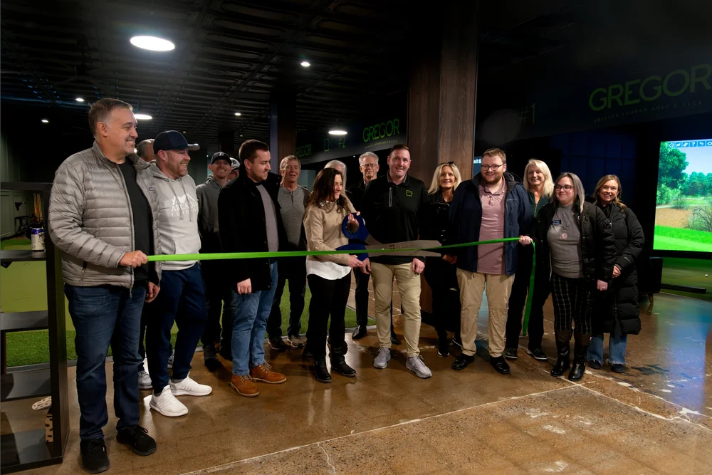 Ribbon cutting for The Gregor in Clawson
